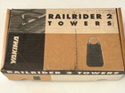 New Yakima Roof Rack Railrider 2 Locking Towers  0209 Euc