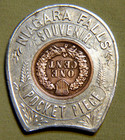 Encased 1905 Indian Head Penny Token Niagara Falls  Ny - Lot 1936