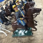 Vintage Britains American Civil War Cavalry Soldiers Custom Confederate Acw X10
