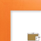 Craig Frames Colori 125  1 25 Inch Wide Modern Orange Picture Frame