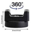 60 Pack 22 Mm Magnetic Zip Tie Mount Cable Holder With Heavy Duty Cable Zip Ties