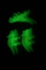 Dinosaur Mini Figure Set Glow In The Dark  Plastic 3 Piece Small Toy Lot
