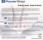 Powerstep Pinnacle Orange Orthotics - Arch Support Inserts For Pain Relief 