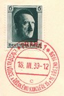 Czechoslovakia 246 b151   Germany B102a On Annexation Cover  1939