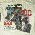 Vintage Indy Car Shirt Mens Large Texaco Havoline 200 Road America Racing 90s