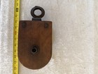 Starline Antique Maritime Pulley Block Wood Iron Nautical Tool