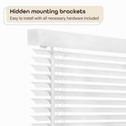 Window Blinds Mini Blind 1  Slat Vinyl Venetian Blinds - Black White Beige Gray