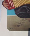 Klm Airlines Holland  Travel Poster 1959 25x40 Geesink Art Dutch Boy Clogs 