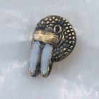 State Of Alaska Souvenir Walrus Small Lapel Pin