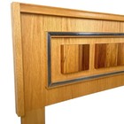 Mcm 1970s Brutalist Queen Headboard  Tobago Furniture 