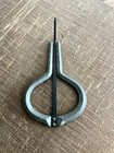 Vintage Jaw Harp jew s Harp Late 1800   s Solid Metal Mouth Organ Marked Ck
