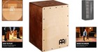 Acoustic Meinl Cajon Drum - Lightweight 1 3lbs  Snappy Sound  Perfect For Jams