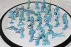 Lot 35 Marx Figures Union Soldiers Blue Civil War Set 1990 Recast  3w
