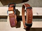 Leather Bottom Gaff Straps  Arborist  Lineman -heavy Duty Extra Thick Leather