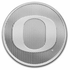 University Of Oregon 1 Oz Silver Round  in Tep 