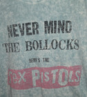 Vnt Sex Pistols Unisex T-shirt  Never Mind The Bollocks Distressed Wash L