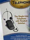 Plantronics T10 Corded Single Line Hands-free Headset Telephone System New Open