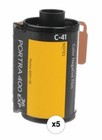 Kodak Professional Portra 400  6031678 35mm Color Film 36 Exp 5 box Fresh Dating