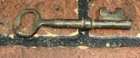 Vintage 5 Inch Large Brass Solid Barrel Skeleton Key