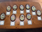 Bradford Exchange Brett Favre Complete Set Of 10 Plates W  Coa And Wood Frames 