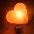 Heart Himalayan Night Light Plug In Natural Pink Crystal Salt Rock Nightlight   