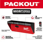 Milwaukee 48-22-8346 Packout Magnetic Wall Mounted Tool Storage Rack