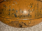 Antique Vintage Tin Litho Football  Candy Container Made In Germany