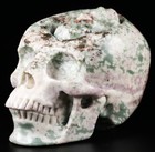 Huge 5 0  Peace Jasper Carved Crystal Skull  Super Realistic  Crystal Healing