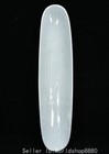 16 4  Ancient China Xuande Blue White Porcelain Dragon Willow Leaves Plate Pair