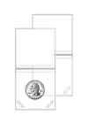 2x2 Coin Flips Holders 100 Double Pocket Pouches With White Inserts By Bcw New