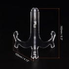 6pcs 6 3  Acrylic Easel Stand  Folding Display Plate Holder For Picture Frame