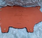 Mackenzie-childs Courtly Check Ceramic Pig Trivet