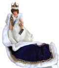 Peggy Nisbet Doll Hrh Queen Elizabeth Ii In Silver  State Robes  P400 In Box