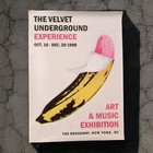 Poster 1998 Velvet Underground Experience Canvas 12  X 17  Cream Yellow 