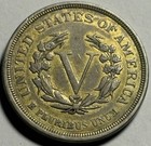 1883 Racketeer    gold    Liberty V Nickel     Circulated      Great History