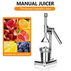 Commercial Manual Hand Press Orange Lemon Juicer Fruit Squeezer Press Machine