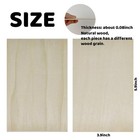 Muxgoa 20 Pcs Poplar Plywood Sheets unfinished Thin Wood 150x100x2mm  Beige