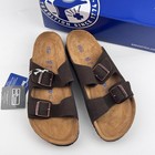 Birkenstock Arizona Soft Footbed Mocha Suede Leather Sandals Men s Regular