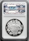 2013 Great Britain Silver Proof Piefort 5 Pounds  2nd Portrait  Ngc Pf 70 Uc