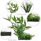  Aquarium Decor Fish Tank Decoration Ornament Artificial Plastic Plant Green 