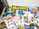 Large Vintage Paper Ephemera Lot Stickers Patches Treat Bags Postcards Catalogs