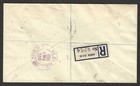 Aden 1951 Registered Aden G p o Fdc Set S g    20-27 Complete Very Rare