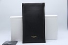 New Celine Black Leather Pouch Cloth Box Authentic Case Eyeglasses Eyeglasses