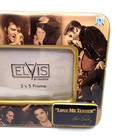Elvis Presley Picture Frame 3x5 Desk Frame Love Me Tender Gold Tone Vandoor Vtg