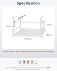 2pack Under Shelf Storage Basket Organizer Hanging Holder For Kitchen Cabinet   
