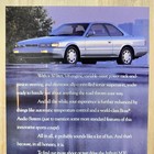 1990 Infiniti M30 Silver Coupe Vintage Print Ad Auto Advert Art