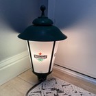 Vtg 1980   s Heineken Beer Light Up Wall Lantern From A Pub In Amsterdam Holland
