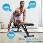 Weight Bench Adjustable Workout Bench For Home Exercise Gym Strength Training Us