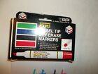 Vtg Lot Of 4 Expo Chisel Tip Dry Erase Colored Markers In Box 83074 Potent Smell