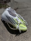 Adidas F50 Sparkfusion League Soccer Cleats White Volt Women   s Size 8 5 Jp8350